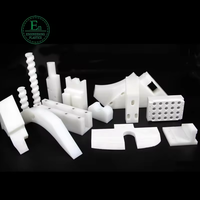 Feuille de plastique vierge blanc PTFE résistant aux hautes températures d'épaisseur personnalisée en gros pour pièces d'usinage CNC