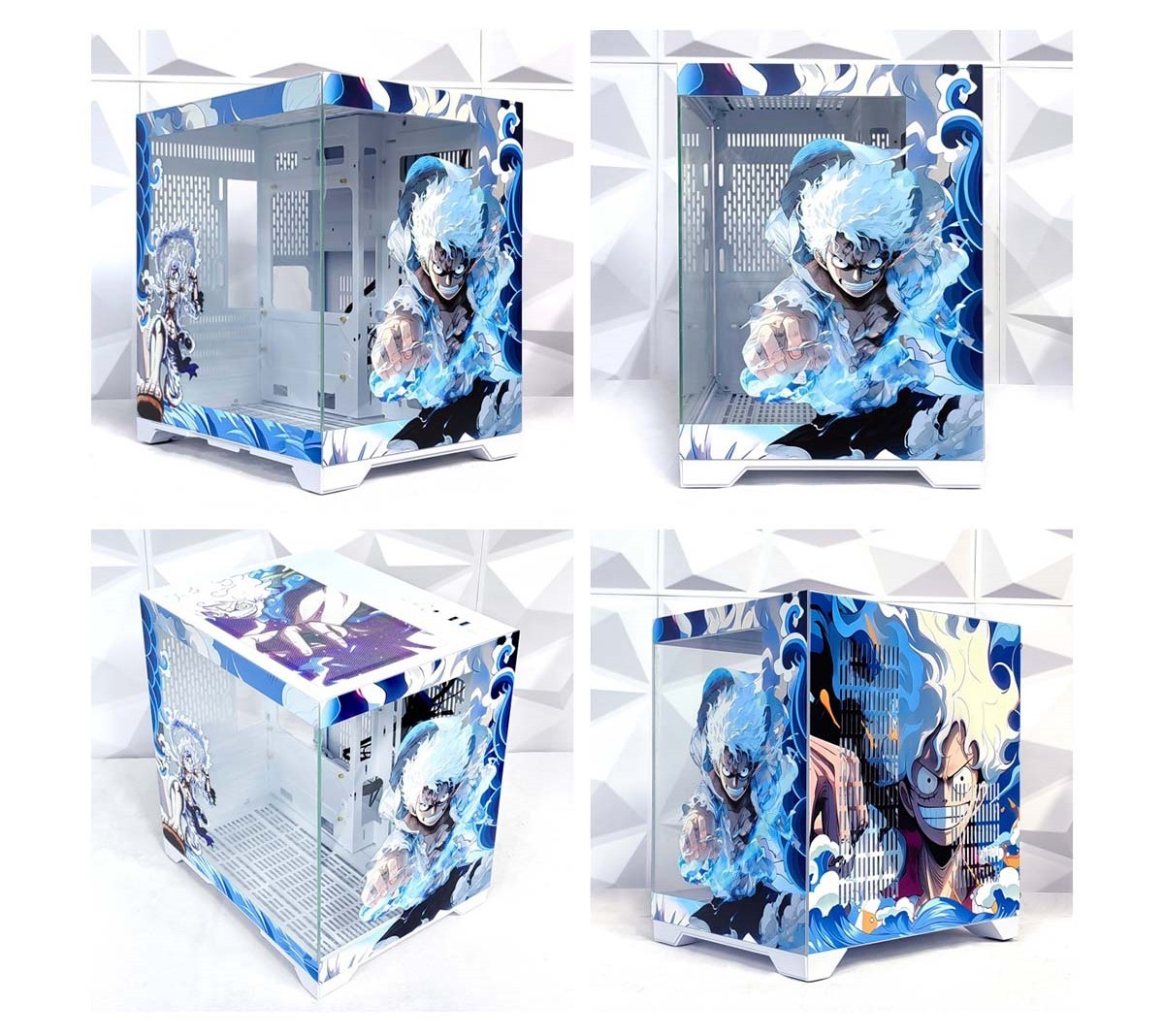 Computer Choppers Customized Cartoon Computer Cases Cool Luffy Zoro Chopper One Pieces ...