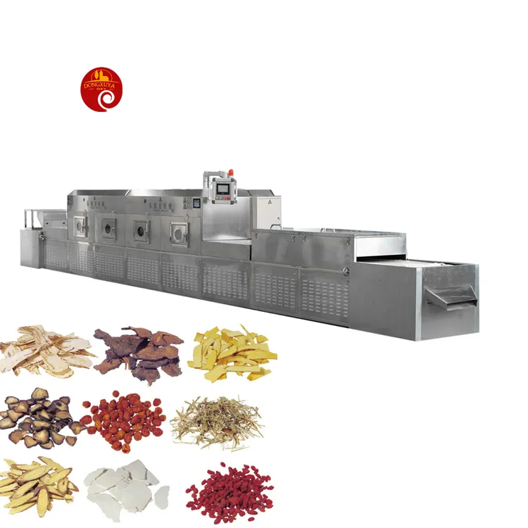 New Products Seasoning Seafood Vegetable Fruit Sterilization Drying Machine Microwave Dried Fruit Dryer Equipment
