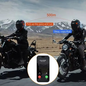 Y80 2X xe máy Mũ bảo hiểm 500m <span class=keywords><strong>Interphone</strong></span> Tai nghe cho 2 tay đua - Product Image 2