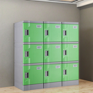 Modern Acrylic Transparent ABS Plastic Storage Cabinet Mobile Display Shoe Locker with Efficient Storage <b>Solution</b> - Product Image 2
