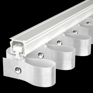 Venta al por mayor 300g de alta resistencia para rieles de cortina silenciosos <span class=keywords><strong>Gliss</strong></span> pista de metal duradera para cortinas - Product Image 1