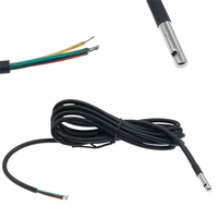 Sensor de temperatura y humedad SHT20 SHT30 SHT40 Módulo IIC de acero inoxidable resistente al agua Sonda Digital I2C