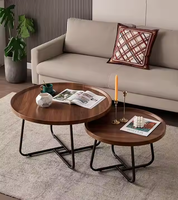 Table basse moderne en métal table de canapé de salon de luxe simple avec mobilier de maison portable