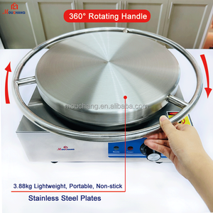 Macchina Elettrica Commerciale in Acciaio Inox 3000W per <span class=keywords><strong>Crepes</strong></span> e Pancake, Macchina per Preparare Chapati e Tortilla - Product Image 3