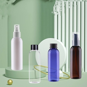 Custom logo <b>Empty</b> 100ml Refillable Frosted Spray <b>Bottles</b> <b>Plastic</b> Double Layer for Skincare Cosmetics Travel - Product Image 2