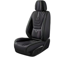 Funda de Asiento de Coche de Cuero con Diseño de Calavera Naranja 5D Xiangta, Duradera, Impermeable, Lavable, Compatible con Harrier, Touareg, Mazda, Civic, Golf