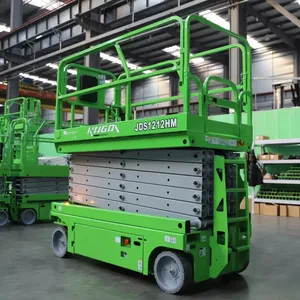 CE ISO Approved Hydraulic Lifting Aerial Construction Work Platform / Electric Scissor Lift