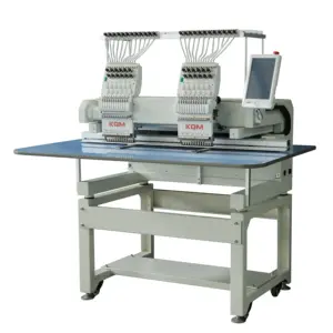 Factory Supply Two Heads Embroidery Machine Flat 2 Heads Computer Embroidery Machine