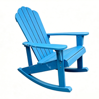 Chaises de jardin de bonne qualité, chaise Adirondack en plastique HIPS, chaise à bascule Adirondack