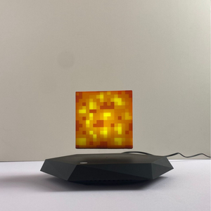 HCNT - Bloque Magnético Levitante con Luz LED de Colores, Rotación de 360°, Botón Táctil - Caja Flotante Creativa para Regalo de Diwali, Decoración Artística - Product Image 2