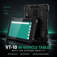 Tableta Android Resistente de 10.1 Pulgadas, 1000 Nits, Legible Bajo la Luz Solar, IP67 Impermeable, Qualcomm Quad Core, Tableta para Vehículos para Agricultura