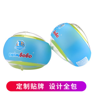 Flotador de natación para bebés Swimbobo, brazaletes inflables suaves en tallas S, M, L, XL para niños y adultos, deportes acuáticos. - Product Image 3