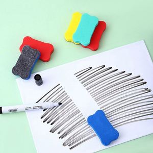 Borrador de Pizarra de Fieltro EVA Colorido, Borrador de Pizarra Infantil con Forma de Hueso para Aula, Oficina y Regalos Escolares Promocionales - Product Image 2