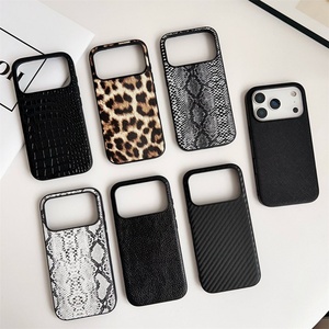 เคสโทรศัพท์มือถือลายเสือดาวสุดหรู ผิวสัมผัสหนังงู PU ป้องกันแรงกระแทก สำหรับ iPhone 17 Pro Max - Product Image 2