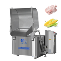 Machine industrielle à vapeur électrique et à gaz pour blanchir le poulet, le canard, les aliments, bouilloire, marmite de cuisson, machine à braiser la viande