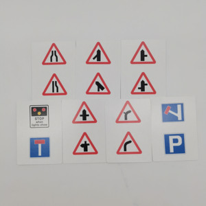 Custom Logo Educational Traffic Sign Flash <strong>Cards</strong> Kids' Custom Printing Hazard Identification <strong>Card</strong> Personalized Playing Tool - Product Image 3