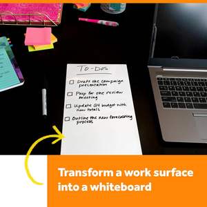 ملصق لوح أبيض للمسح الجاف ملصق حائط ذاتي اللصق لوح أبيض لفافة ورق مقشر للمدرسة والمكتب والمنزل والأطفال للرسم - Product Image 5