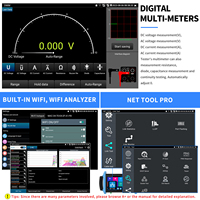Rsrteng IPC-9800CMADHS Pro 8K, Probador de Cámaras IP CCTV, Monitor WiFi POE++, Cable TVI CVI AHD, DMM, Herramientas de Red SFP