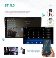 Android 7 9 10 pouces écran tactile voiture lecteur DVD GPS Navigation 2 Din système stéréo de voiture universel Auto écran stéréo Radio Auto