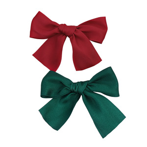 Barrettes pour cheveux d'enfants mignonnes, style coréen, nœuds, 10 cm, usage quotidien pour les enfants - Product Image 5