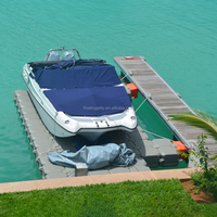 Flotteurs de ponton en plastique de couleur personnalisée pour kits de quai flottant modulaire