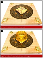 Boussole Luo Pan de Feng Shui Métaphysique de Qualité Professionnelle, Outil Directionnel en Plaque Métallique, Décoration de Bureau et Correction d'Énergie pour la Maison
