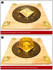 Brújula Profesional de Feng Shui Luo Pan de Grado Maestro, Herramienta Direccional con Placa Metálica para Decoración de Oficina y Corrección del Hogar - Product Image 6