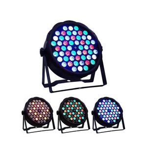 AICPOSE Precio de Fábrica 54pcs 3W 4 en 1 Luz LED Plana Par para Fiestas Bodas 150W DMX512 Luz Par de Escenario - Product Image 1