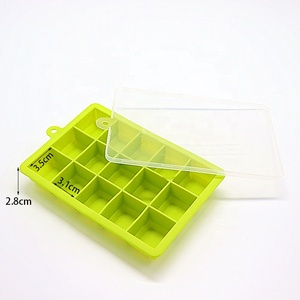 <span class=keywords><strong>15</strong></span> Lưới Hốc Silicone <span class=keywords><strong>Ice</strong></span> <span class=keywords><strong>Cube</strong></span> Khay Khay Khuôn Vuông Khuôn Có Nắp Đậy - Product Image 5