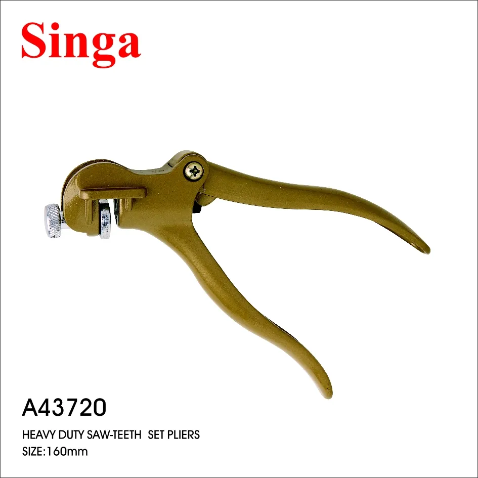 Singa A43720 160mm çinko alaşım testere seti ana ağır testere diş seti pense