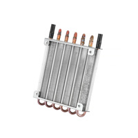 Évaporateur de réfrigérant à tubes à ailettes entièrement en cuivre, 150 à 300 °C, 50 GPM, pour le refroidissement des bancs d'essai de moteurs d'avions