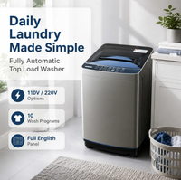 Grey Front Loading Washing Machine 10kg Up Freestanding Washer Class A Energy Rating 1000 RPM Spin Speed Stainless Steel Drum
