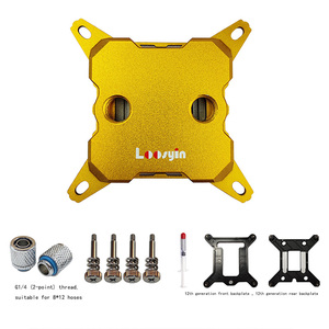 Nieuwe In-Voorraad <span class=keywords><strong>Intel</strong></span> Cpu Watergekoelde Koperen Koellichaam Systeem Computerkast Aluminium Koude Plaat Applicatie Voor Chipkoeling - Product Image 6