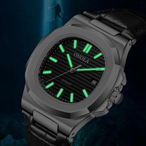 Drioshipping Brand Mechanical <b>Watches</b> <b>Men</b> Luminous Business <b>Watch</b> Leather <b>Waterproof</b> Luxury Automatic <b>Watch</b> <b>Men</b> - Product Image 5