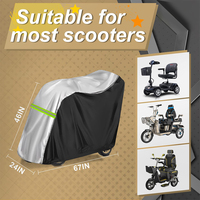 BEELAND 420D Scooter extérieur couverture d'hiver étanche extérieur mobilité électrique Scooter couverture