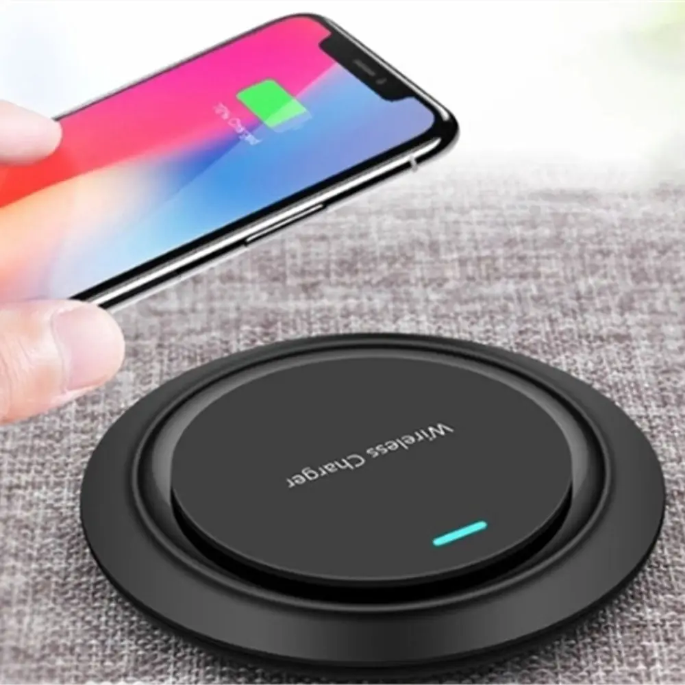 Qi Wireless Charger Pad 10W Fast Charging for Phone 11 Pro Xs Max X 8 Plus Samsung S20 S10 Note Wireless Quick Charger