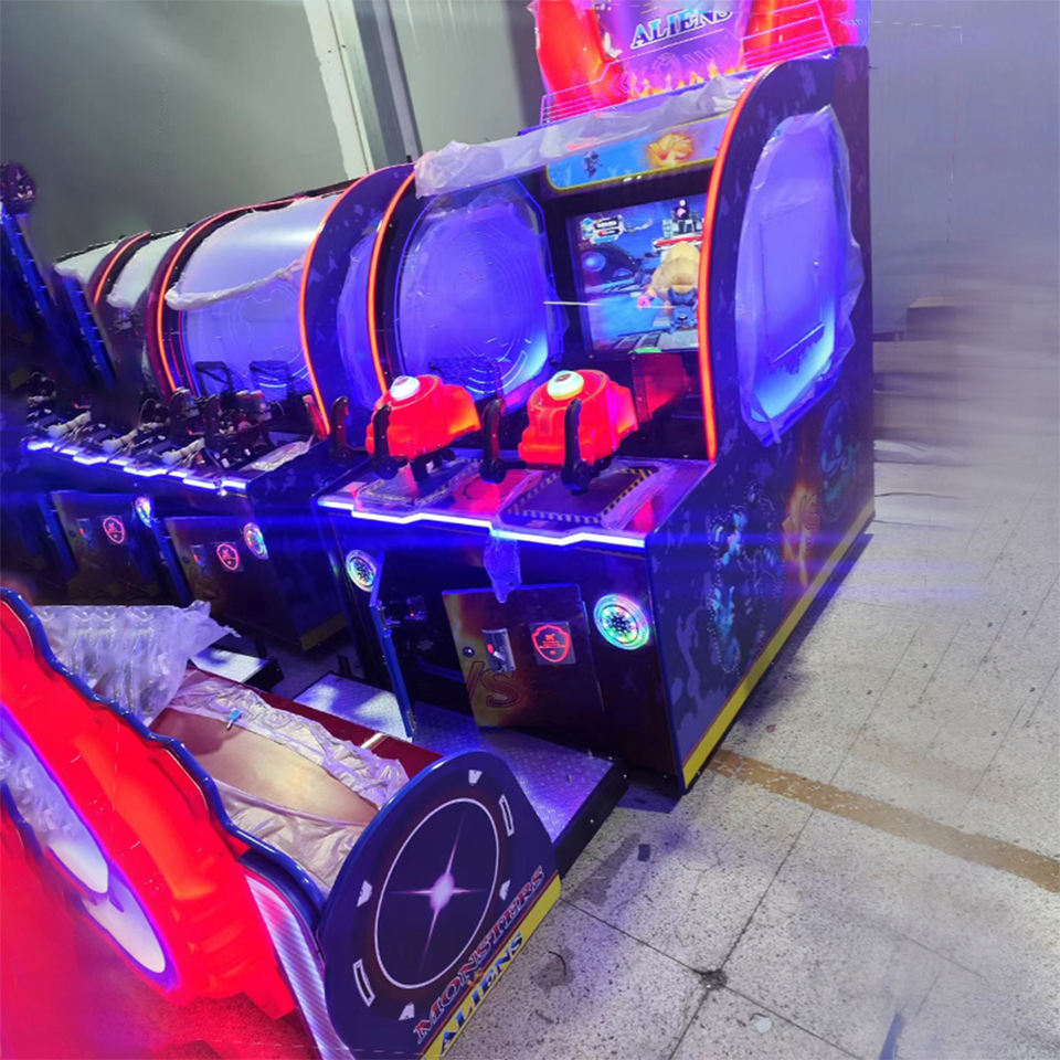 Monsters VS Aliens Arcade Shooting Game Ball Game Coin Operated Machine ...