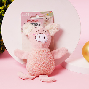 Rena Pet Macaron Fantasy Plush Cat Toy Polar <b>Bear</b> Durable Chew Toy For Cats - Product Image 3