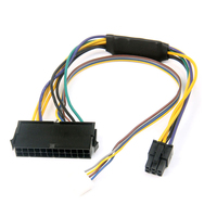 ATX 24 broches à 6 broches Adaptateur Câble pour HP Elite 8100 8200 8300 800G1 Carte Mère Alimentation Convertisseur cordon 18AWG 30CM