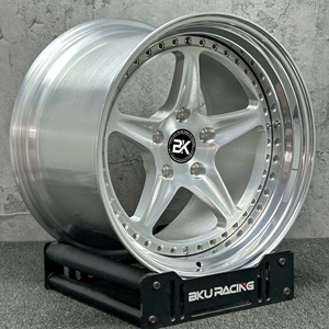 Jantes forgées Bku 2 pièces 5x120.65 pour Corvette 88-96 C4 ZR1 C5 C6 C7 C8 Z06, jantes en alliage personnalisées de 18, 19 et 20 pouces à lèvres profondes - Product Image 2
