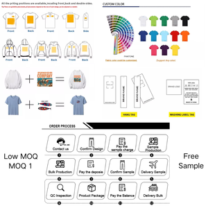 T-shirt ample à col rond et manches courtes en <span class=keywords><strong>pur</strong></span> coton, imprimé rétro délavé, motif lettres, teint par pulvérisation, collection Printemps 2026 - Product Image 6