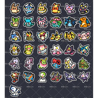 MS Wholesale Cheap Poke Moned Kawaii Mini Magnetic Fridge Magnet Art Fan Collectible Trading Card Board Game Mystery Box Booster