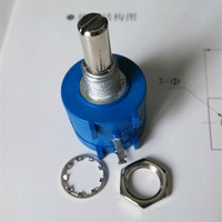 Potentiomètre à fil bobiné de précision 10 tours 3590S avec axe en acier inoxydable