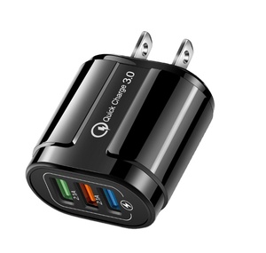 Cargador digital USB + 2. 2 A, cargador 5V2.4A, estándar europeo, estándar de EE. UU., estándar británico, cabezal de carga para teléfono móvil, PD + EE. UU. B - Product Image 1