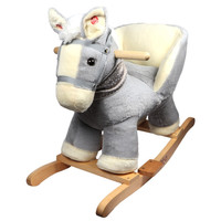 Chaise berçante en peluche pour bébé avec musique de berceuse, cheval à bascule pour enfants, ventes chaudes 2020