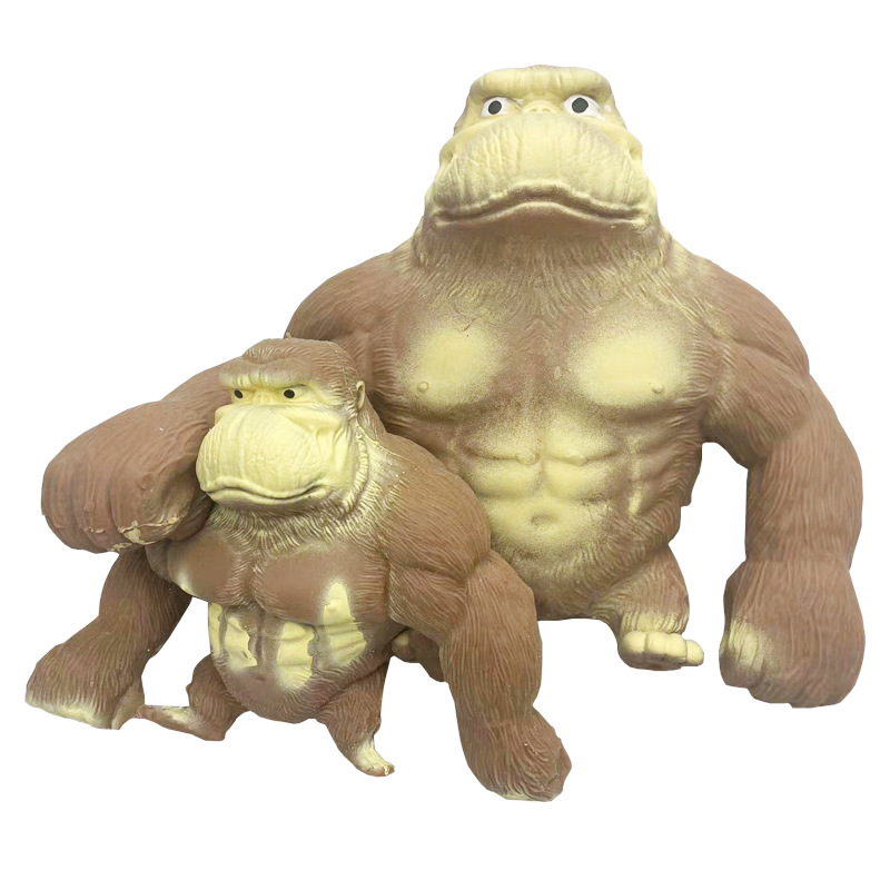 Unzip Creative Sand Gorilla Toy Pinch Music Stretch