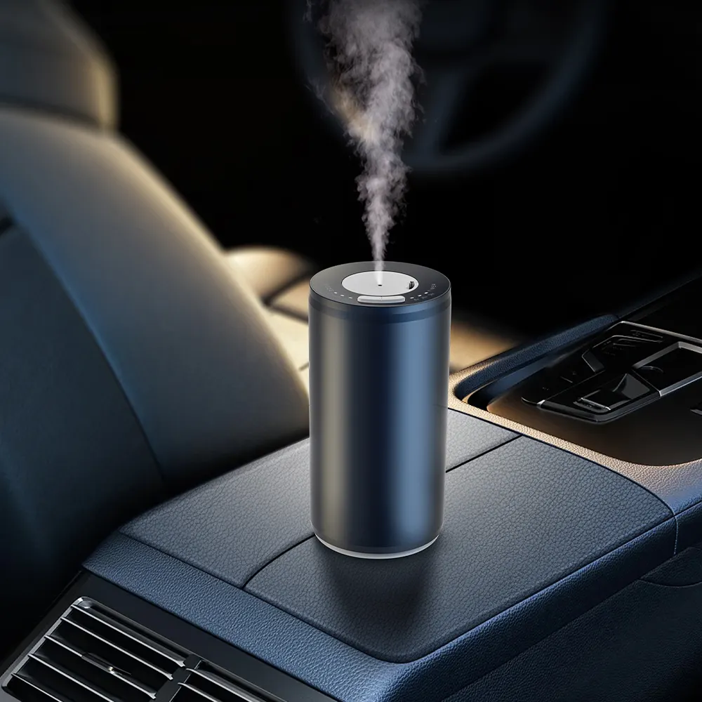 2024 Nieuwe Aankomst Auto Elektrische Geur Lucht Diffuser Met Usb Oplaadbare Auto Aroma Diffuser Machine Etherische Olie Diffuser