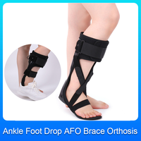 Orthèse cheville-pied AFO, attelle pour pied tombant, rééducation post-AVC et hémiplégie, dispositif de correction du varus, certifié CE