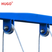 Plateforme de levage verticale automatique pliable en acier de 4 m 500 kg, alimentée par batterie, 130x75 cm